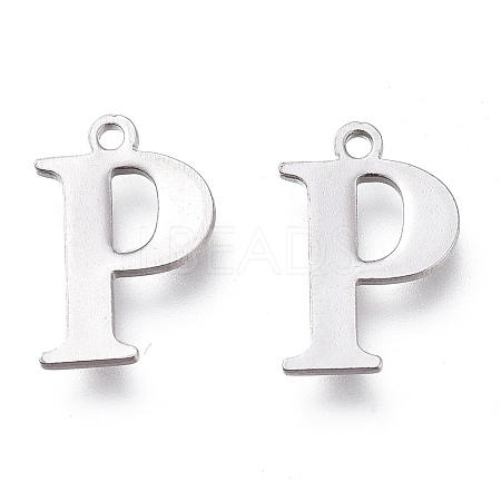 Tarnish Resistant 304 Stainless Steel Charms STAS-H112-P-P-1