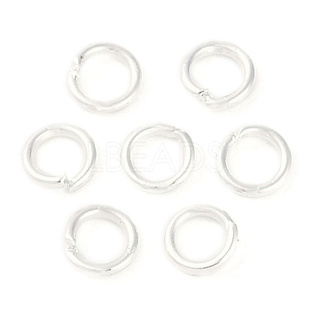 Brass Open Jump Rings KK-N254-45A-S-1