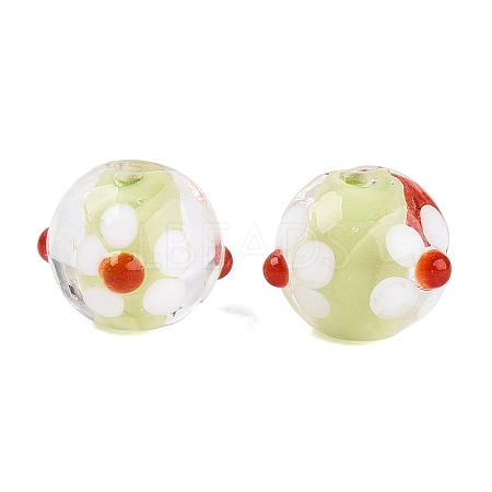 Handmade Bumpy Lampwork Beads LAMP-N042-21A-03-1