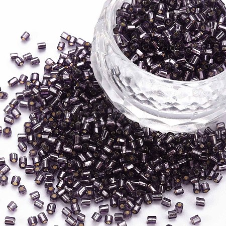 Glass Bugle Beads SEED-S032-08A-41A-1