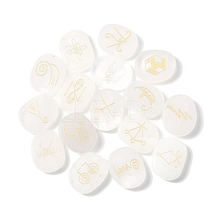16Pcs 16 Styles Natural Quartz Crystal Display Decorations G-F786-02A-08-1