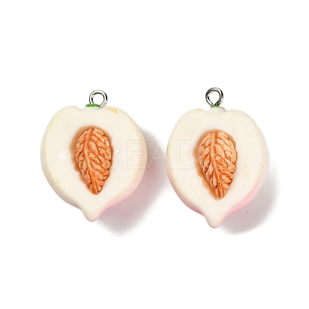 Opaque Resin Pendants RESI-Z042-01P-01-1