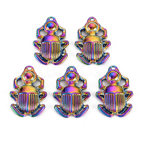 Rainbow Color Alloy Pendants PALLOY-S180-284-NR-1