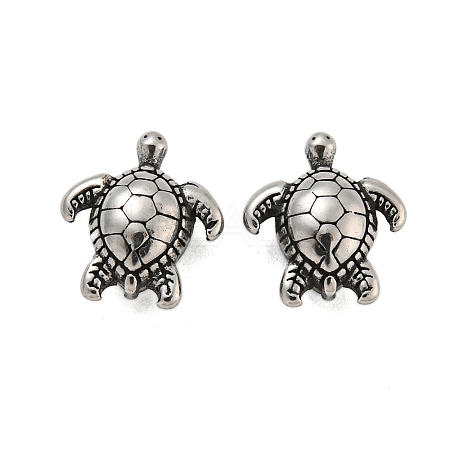 Animal 304 Stainless Steel Beads STAS-E214-11AS-13-1