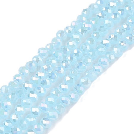 Electroplate Glass Beads Strands EGLA-A044-J3mm-B04-1