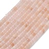 Natural Pink Aventurine Beads Strands G-P608-A17-01-2