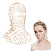 1Pc Polyester Fascinator Mesh Face Veil OHAR-FG0001-05B-6