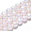 Natural Cultured Freshwater Pearl Beads Strands PEAR-S001-8-9mm-3-5