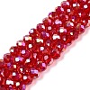 Electroplate Glass Beads Strands LS-EGLA-A044-T6mm-B01-1