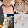 50Pcs Electroplate Glass Beads EGLA-YW0005-40A-6