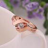 Real Rose Gold Tin Alloy Cubic Zirconia Finger Rings For Women RJEW-BB14269-8RG-3