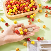 240Pcs 6 Colors Natural Wooden Beads WOOD-TA0002-74D-7