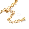 Brass Link Bracelets for Women BJEW-P342-11G-3