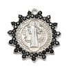 304 Stainless Steel & Rhinestone Pendants STAS-G371-09A-02P-1
