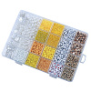 DIY 24 Style Acrylic & ABS Beads Jewelry Making Finding Kit DIY-NB0012-02I-3