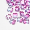 Pointed Back Glass Rhinestone Cabochons RGLA-T079-6x8-003TO-1
