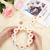 2Pcs Cloth Small Sunflowe Wreath Headband OHAR-CP0001-20B-3
