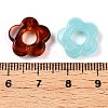 Gradient Color Transparent Acrylic Beads OACR-N137-49R-3