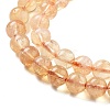 Natural Citrine Beads Strands G-S150-09-6mm-3