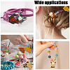 16Pcs 8 Style Food Grade Eco-Friendly Silicone Beads SIL-CA0001-75-6