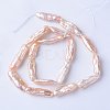 Natural Baroque Pearl Keshi Pearl Beads Strands PEAR-S010-31-2