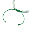 Adjustable Nylon Cord Glass Seed Braided Bead Bracelets BJEW-JB11436-4