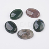 Natural Indian Agate Flat Back Cabochons G-G741-30x40mm-03-1