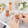 3Pcs 3 Sizes Wooden Single Ring Display Holder Sets RDIS-WH0002-13-3
