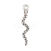 Tibetan Style Alloy Pendants TIBEP-F079-01AS-08-1