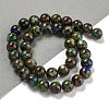 Synthetic Gold Clinquant Stone Beads Strands G-P549-A01-02B-3