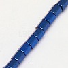 Electroplate Non-magnetic Synthetic Hematite Beads Strands G-J166-2x2mm-05-3