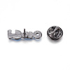 Alloy Safety Brooches JEWB-TAC0001-17-3