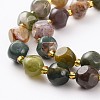 Natural Jade Beads Strands G-A030-B21-8mm-B-3