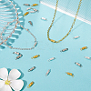 90Pcs 3 Colors Alloy Screw Clasps FIND-SC0012-06-4