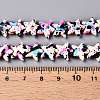 Spray Painted Synthetic Turquoise Beads Strands UNKW-T001-11F-5