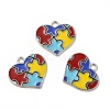 Alloy Enamel Pendants ENAM-J650-01P-01-2