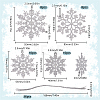 Plastic Pendant Decorations HJEW-SC0001-73A-2