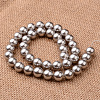 Polished Round Grade A Shell Pearl Bead Strands BSHE-M027-8mm-26-2