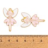 Rack Plating Alloy Enamel Pendants FIND-A040-08A-01G-3