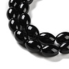 Natural Black Onyx Agate Beads Strands G-NH0019-C05-09-4