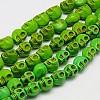Synthetic Turquoise Beads Strands TURQ-G113-23x30mm-03-2
