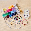 DIY Polymer Clay Beads Jewelry Set Making Kit DIY-YW0004-50-6