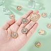 30Pcs Alloy Rhinestone Cabochons ALRI-GA0001-09KCG-3