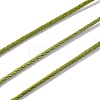 5 rolls 5 colors Nylon Satin Rattail Cords NWIR-PH0002-09A-01-3