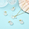 5Pcs Natural Agate Shell Shaped Pendants G-YW0002-43-4
