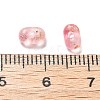 Gradient Color Transparent Frosted Acrylic Beads OACR-M023-06G-3