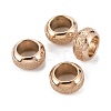 Ion Plating(IP) Frosted 201 Stainless Steel European Beads LS-STAS-B020-13RG-1