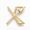 Brass Screw Carabiner Lock Charms KK-T046-001G-X-NF-2