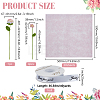 Crochet Polyester Flower AJEW-BC0007-57-2