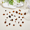 SUPERFINDINGS 32Pcs 12 Styles Natural Tiger Eye Cabochons G-FH0002-20-4